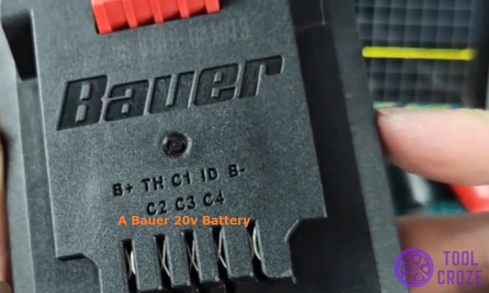 a Bauer 20v Battery