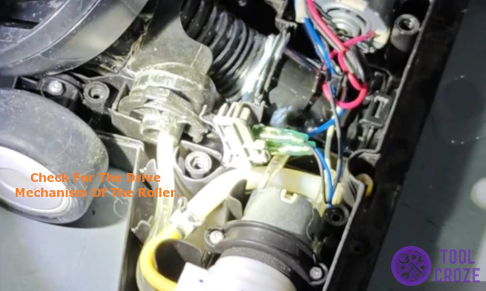 check for the drive mechanism of the roller