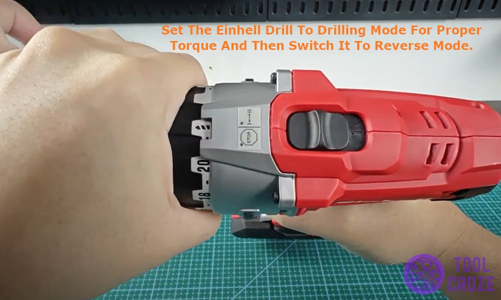 drilling mode and reverse mode