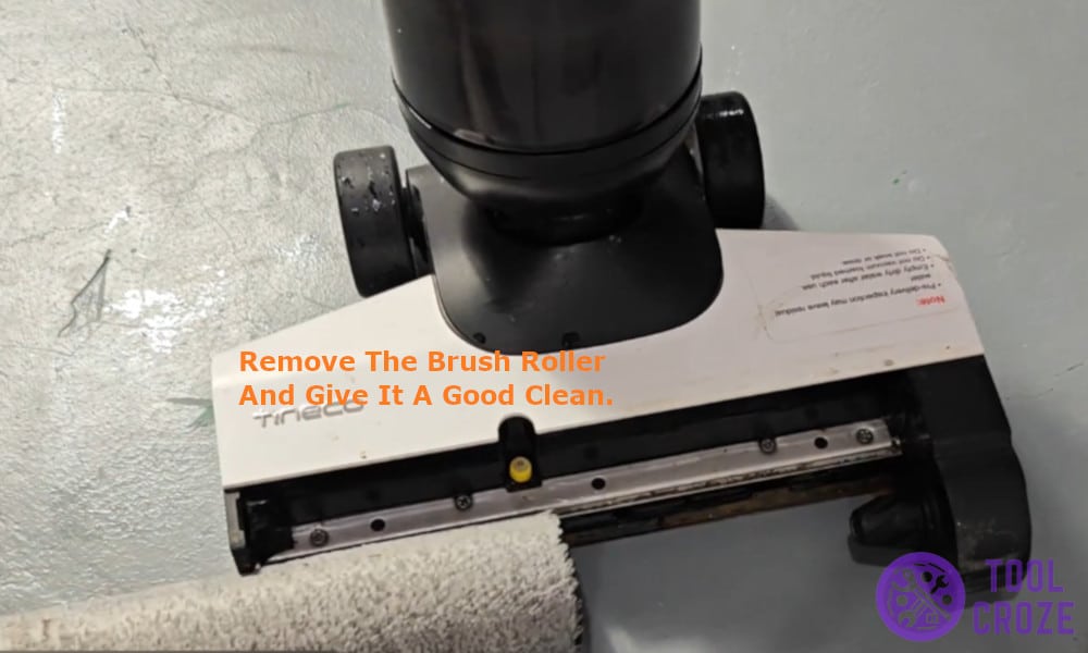 removing the roller and giving it a good clean