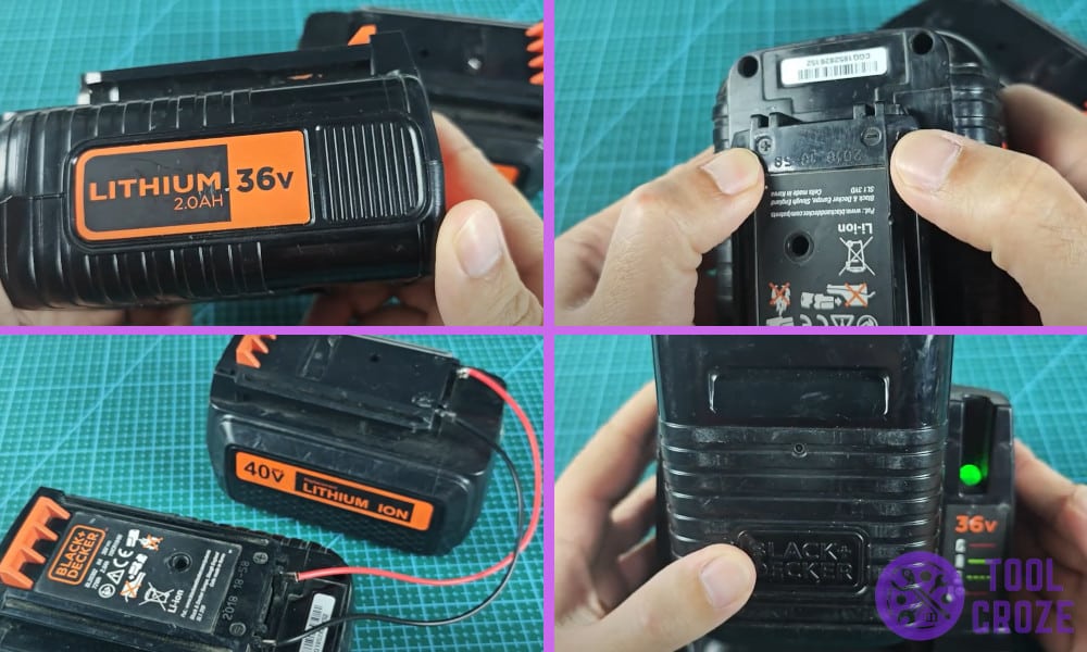 Black and Decker 36V40V Battery Not Charging