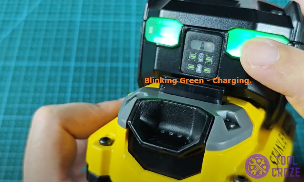 Blinking Green - Charging