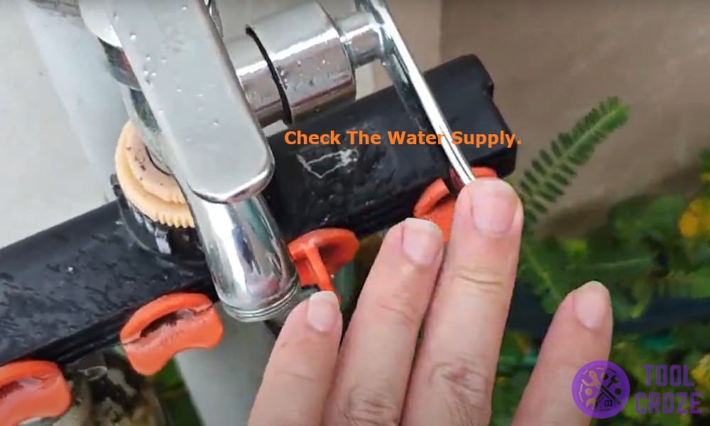 Check the water supply