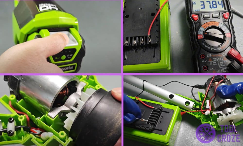 Greenworks Trimmer Motor Replacement & Troubleshoot