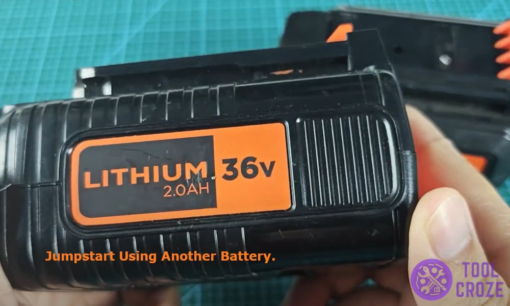 Jumpstart using another battery