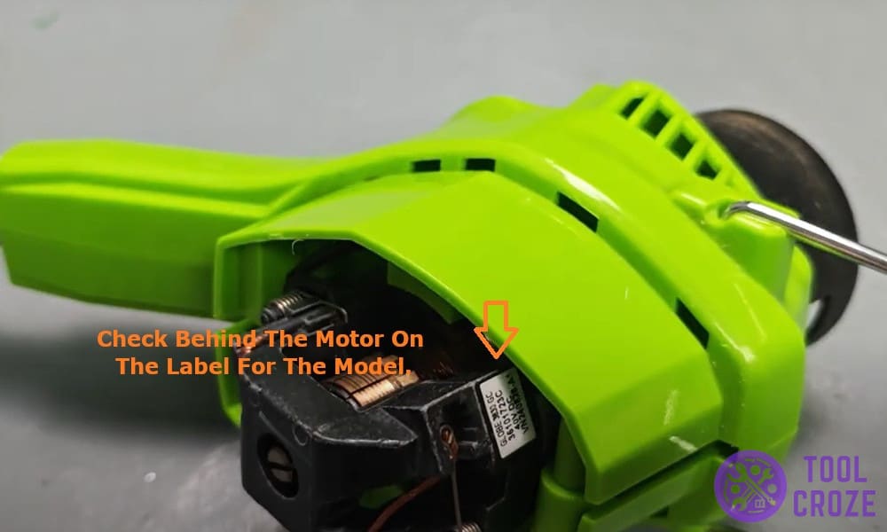 checked behind the motor on the label for the model