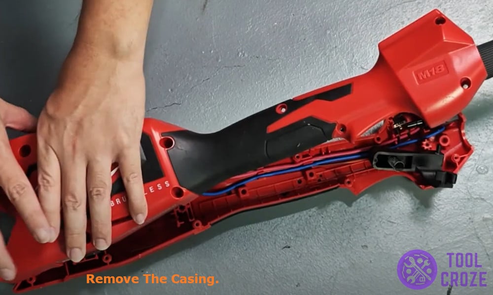 remove the casing