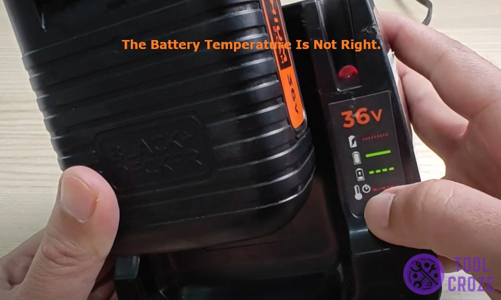 the battery temperature is not right