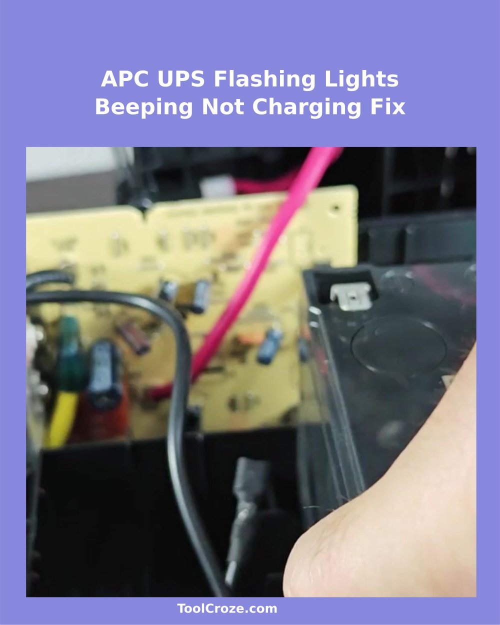 APC UPS Flashing Green and Red Lights, Beeping & Not Charging