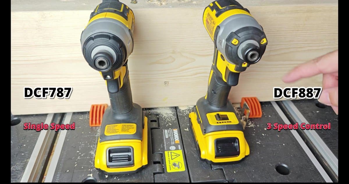 DeWalt DCF787 and DCF887 drills comparison