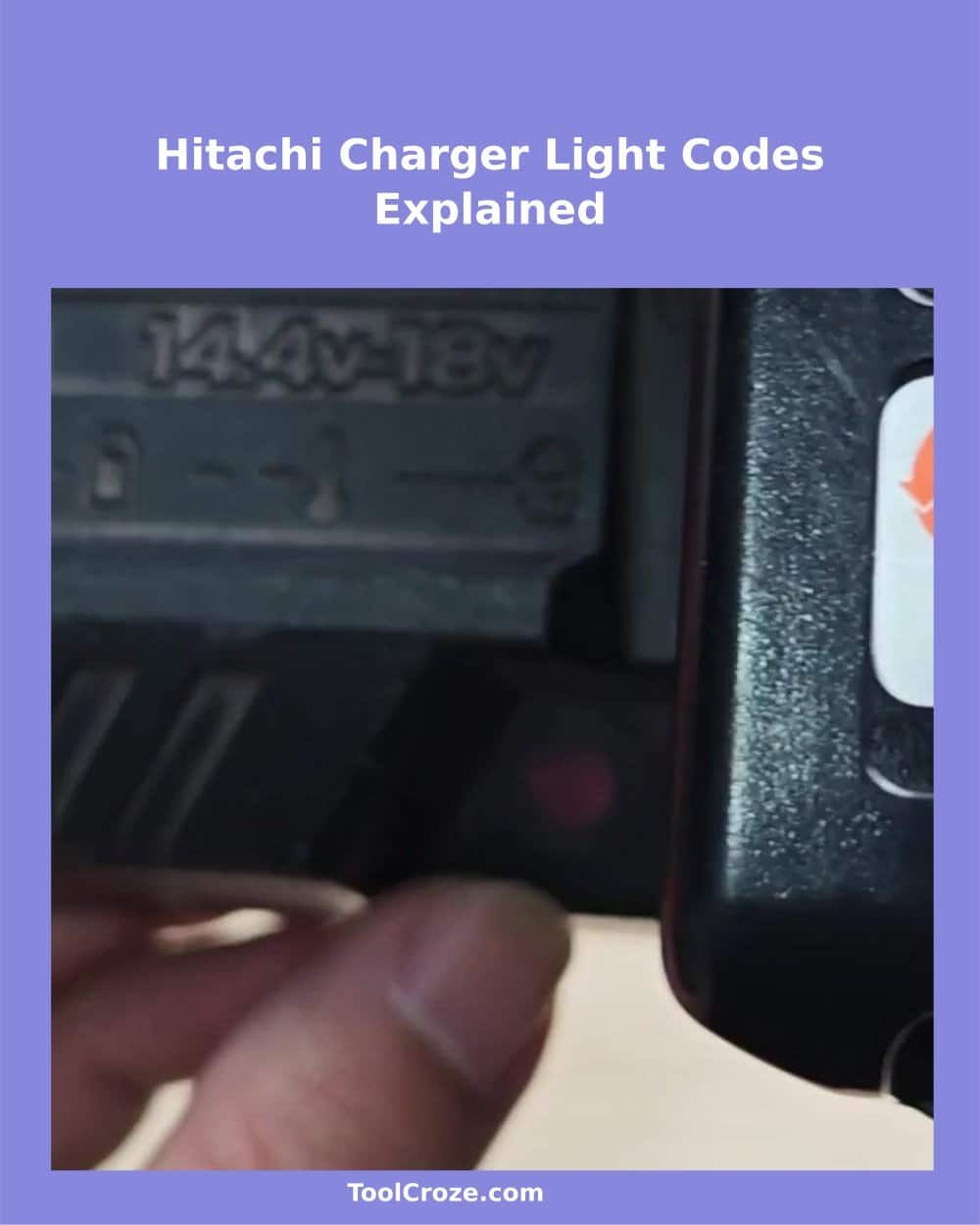 Hitachi Battery Charger Light Meaning