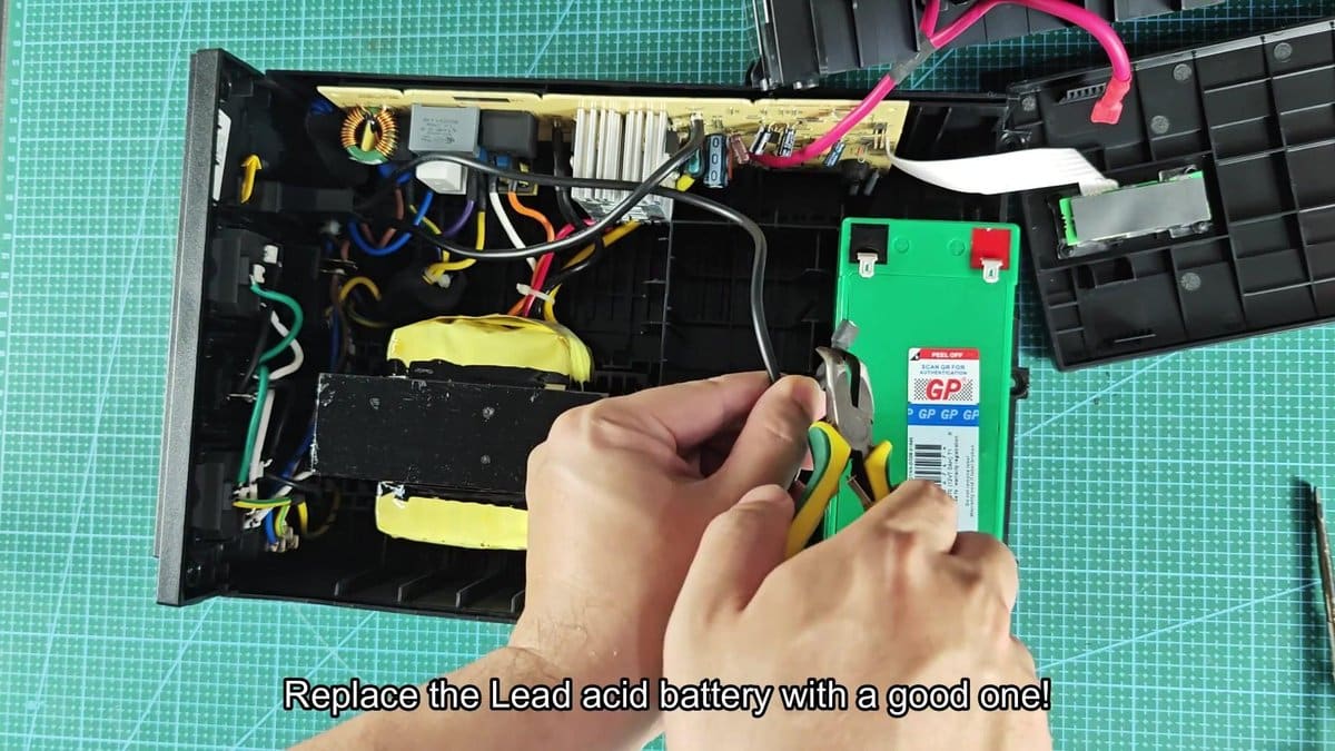 Lead acid battery replacement process