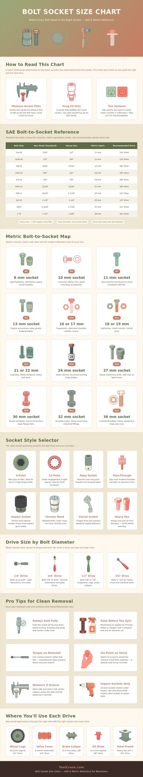 Bolt Socket Size Chart