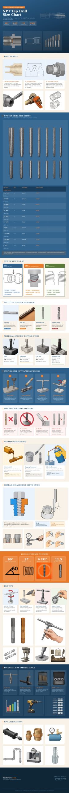 Npt Tap Drill Size Chart