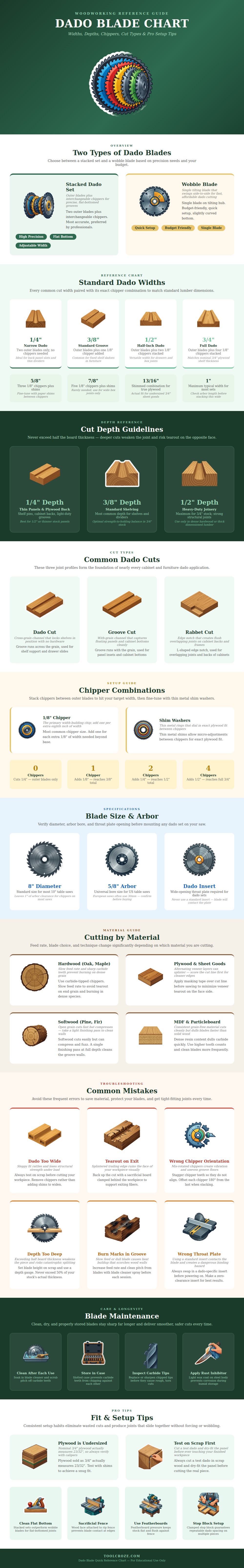 Dado Blade Chart