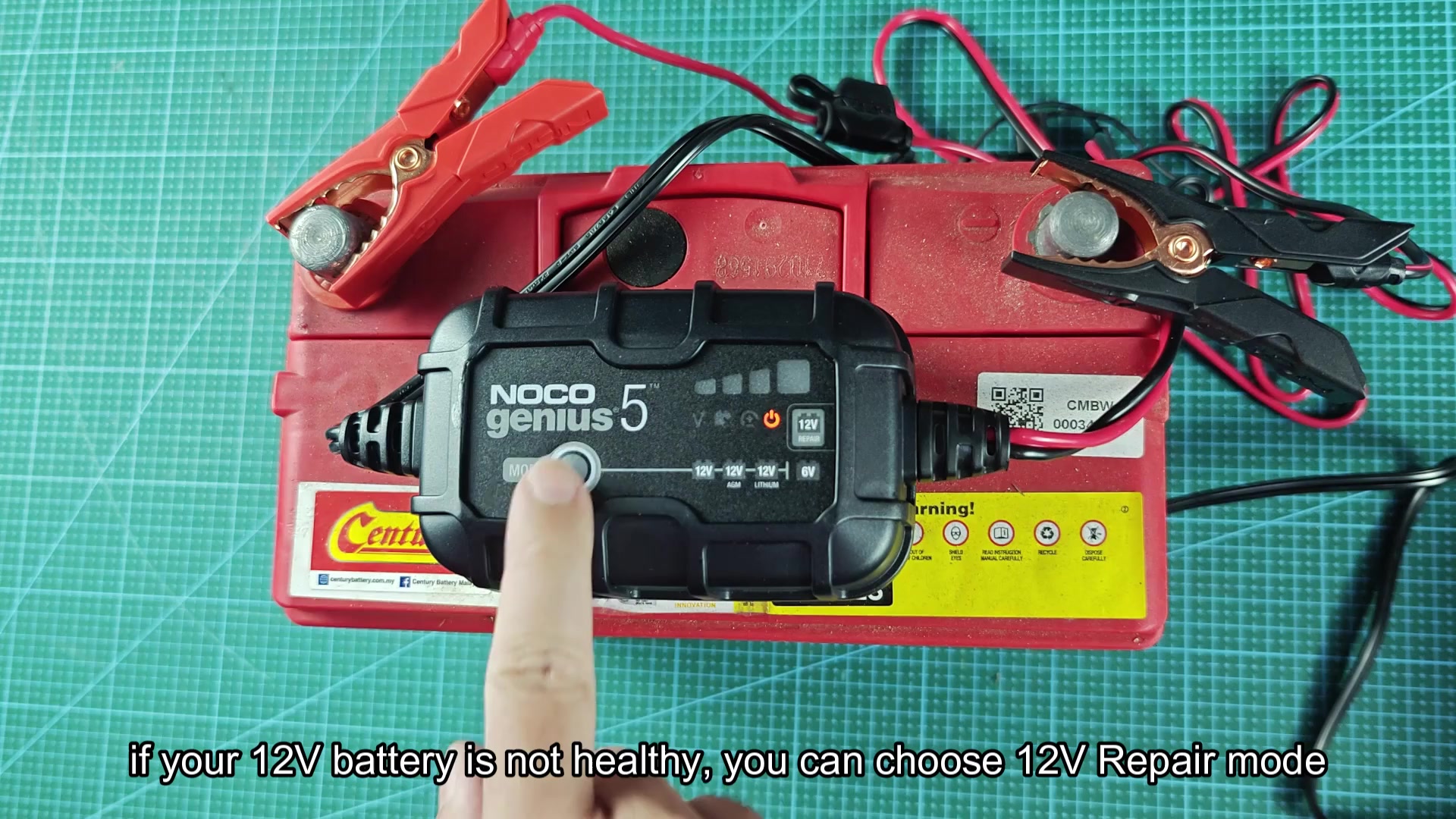 12V Repair mode selected for unhealthy battery 12V Repair mode selected for unhealthy battery