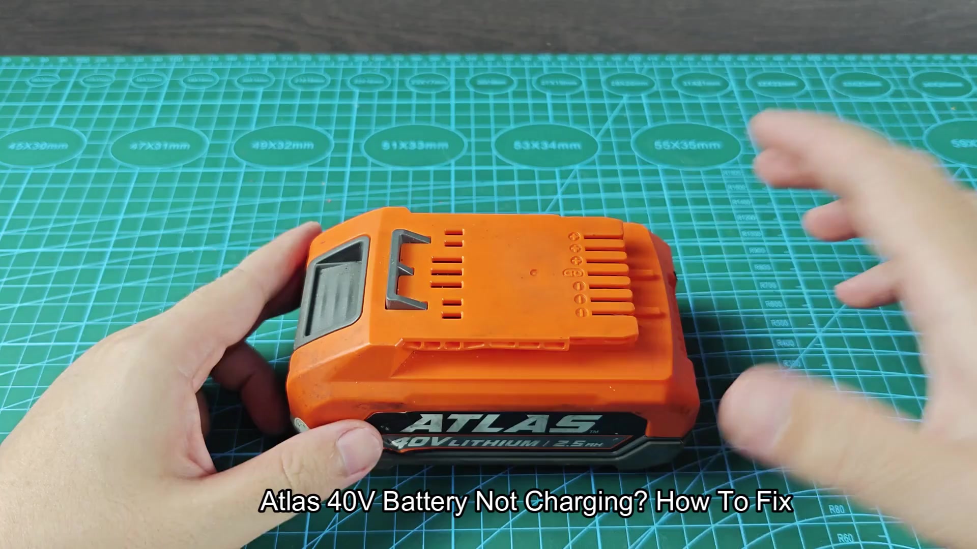 Atlas 40V battery charging issue fix