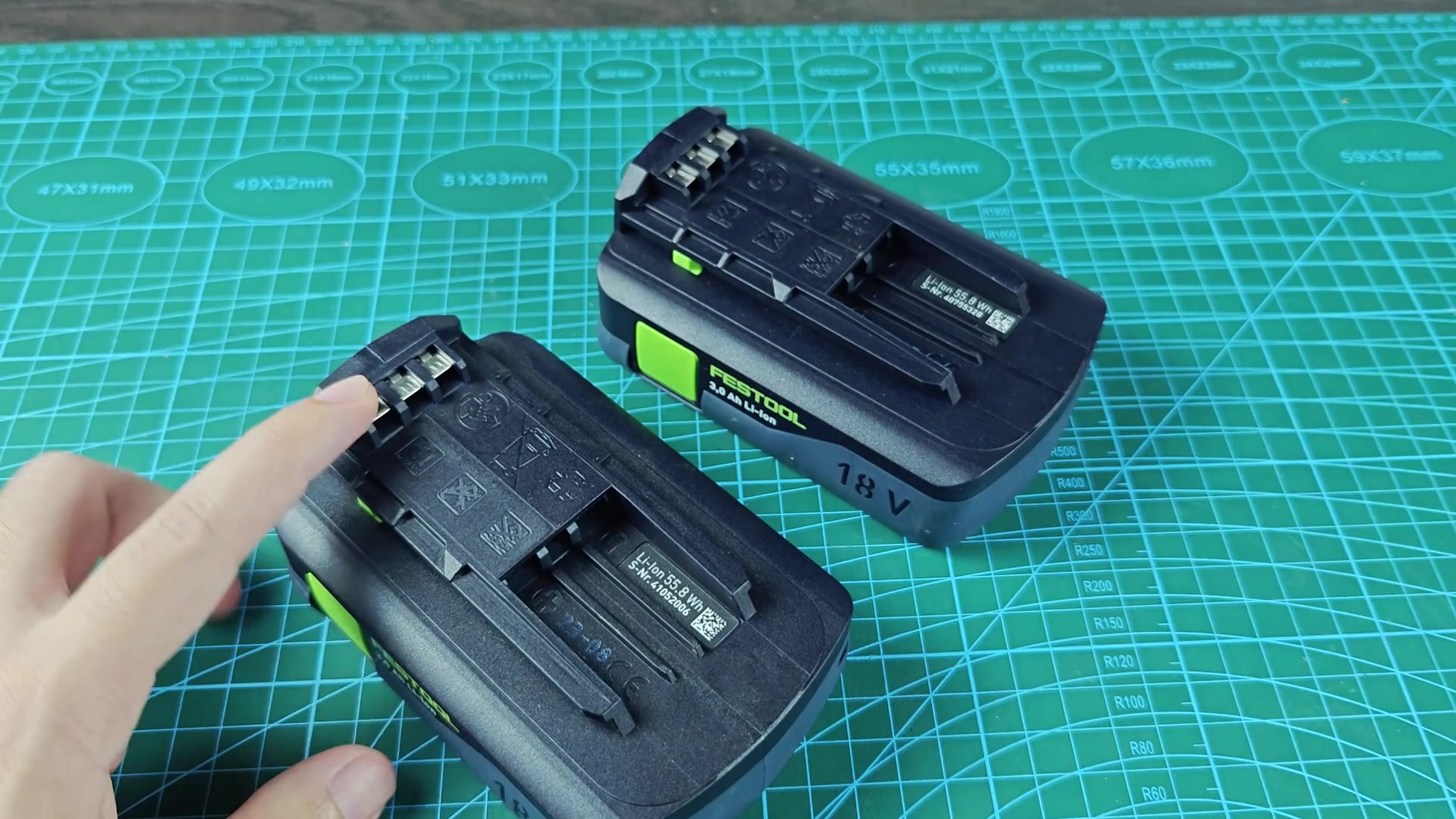 Festool 5.0Ah and 3.0Ah 18V battery packs Festool 5.0Ah and 3.0Ah 18V battery packs
