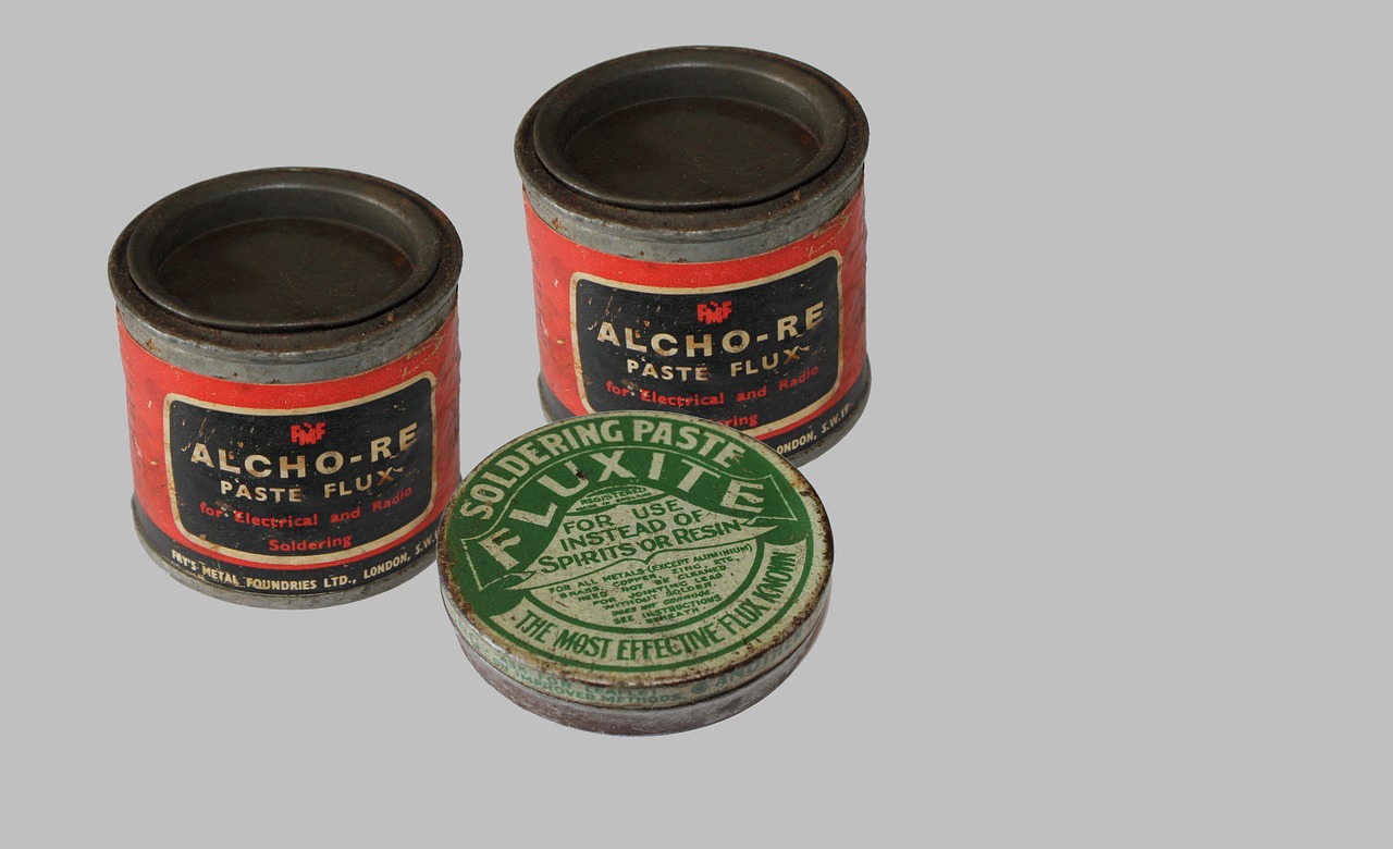flux paste jar