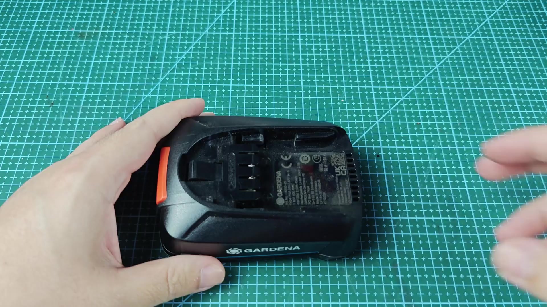 Gardena 18V battery reset fix overview