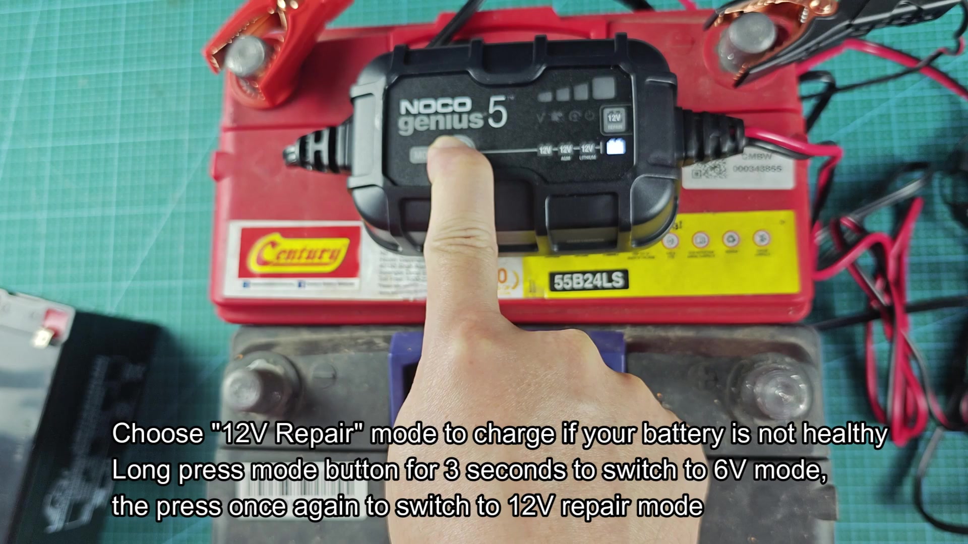 Genius 5 REPAIR mode indicator lit