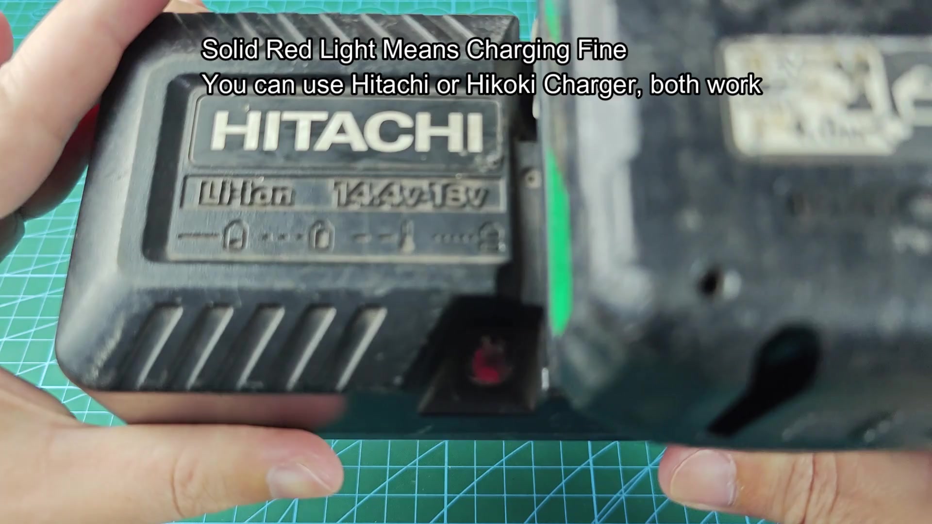 Hikoki 18v Battery Won't Charge and the Flashing Red Light