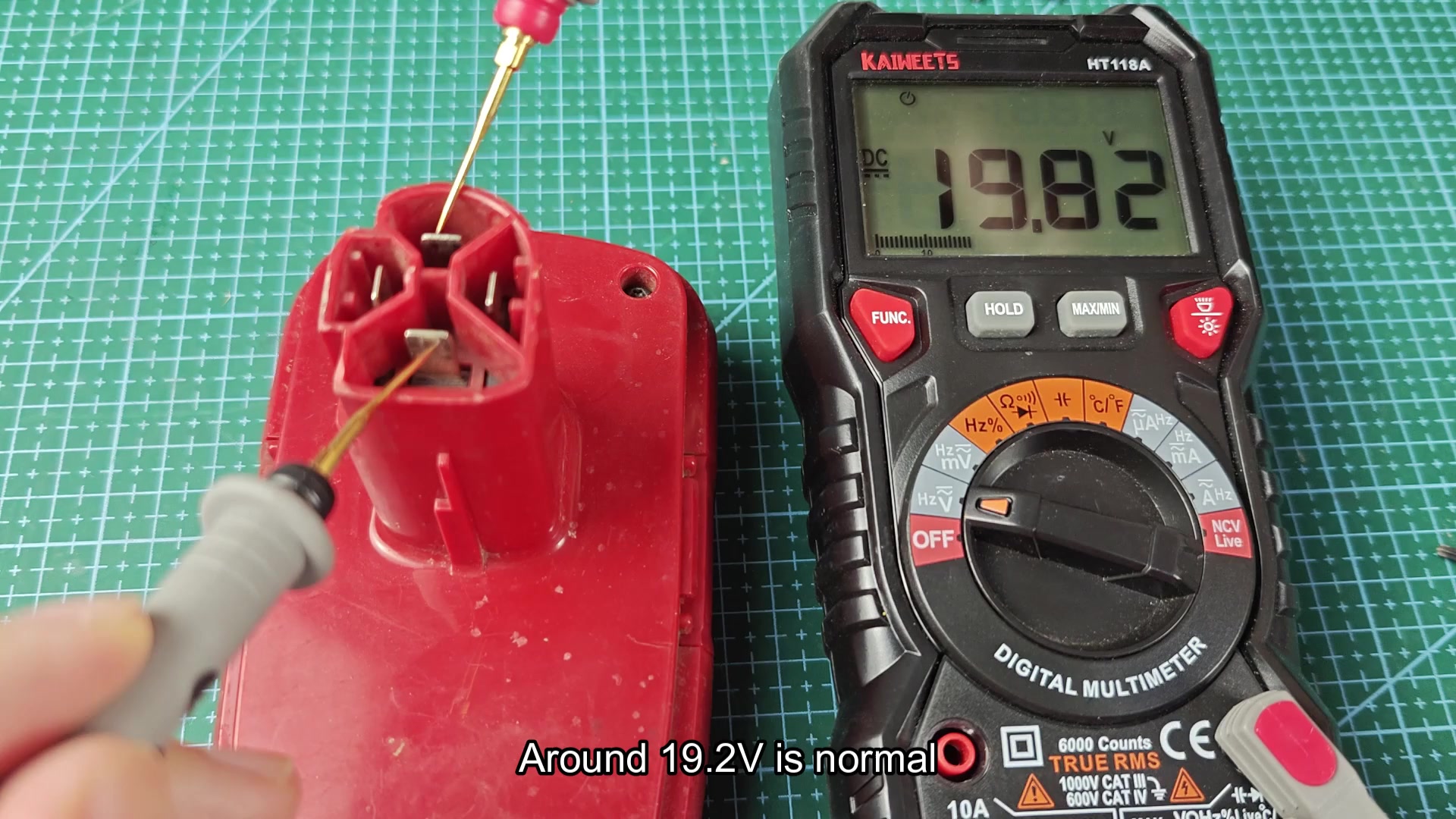 Multimeter showing 0.007V instead of expected 19.2V reading Multimeter showing 0.007V instead of expected 19.2V reading