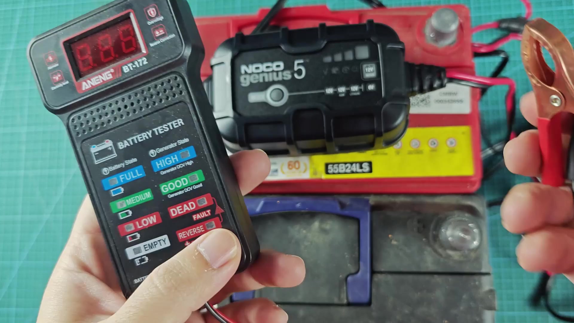 NOCO Genius 5 mode explanation chart