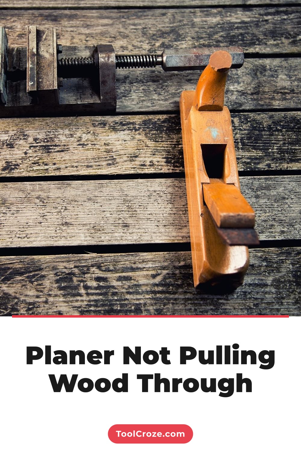 Planer Not Pulling Wood Through
