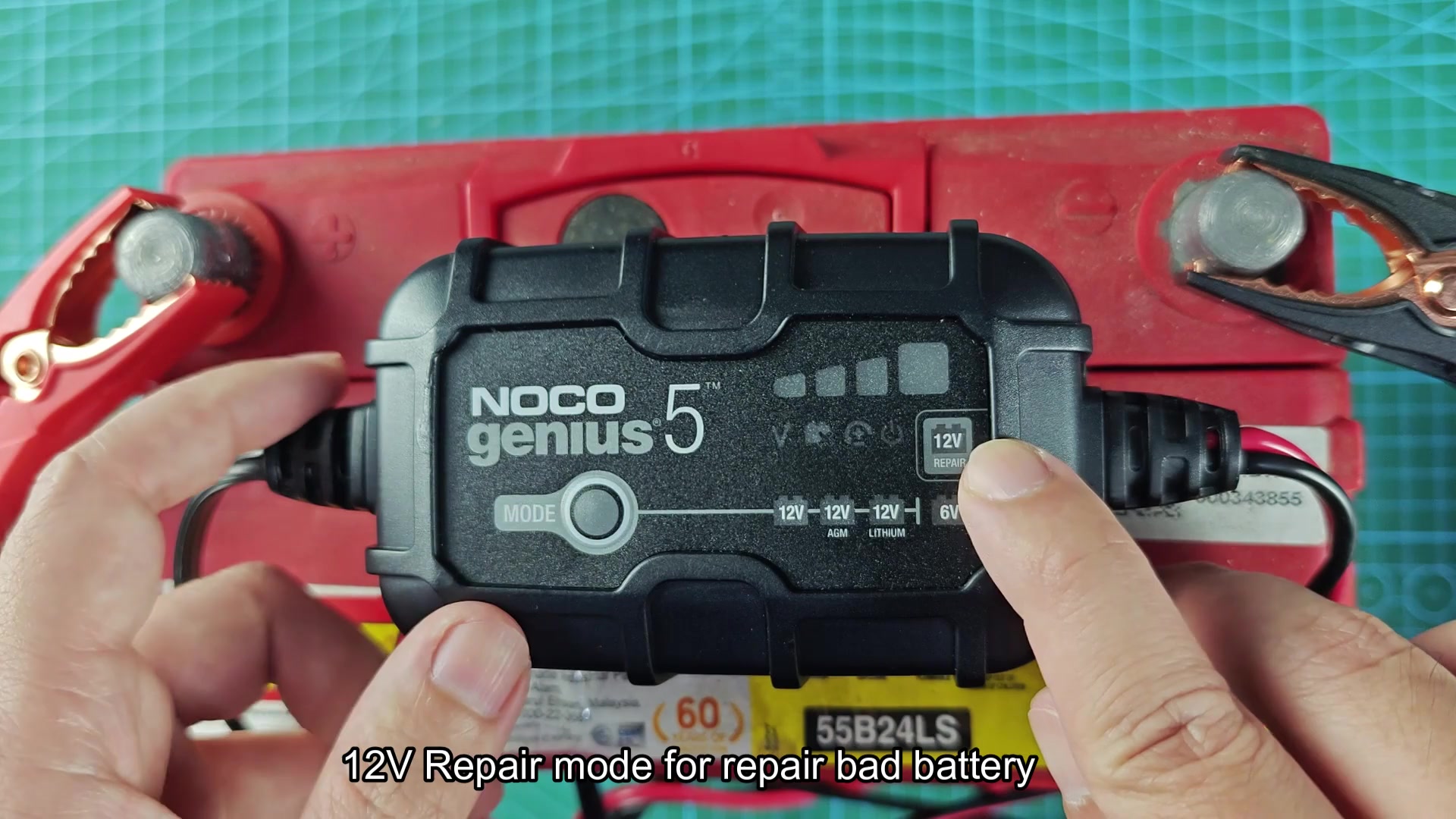 Repair mode for damaged car batteries