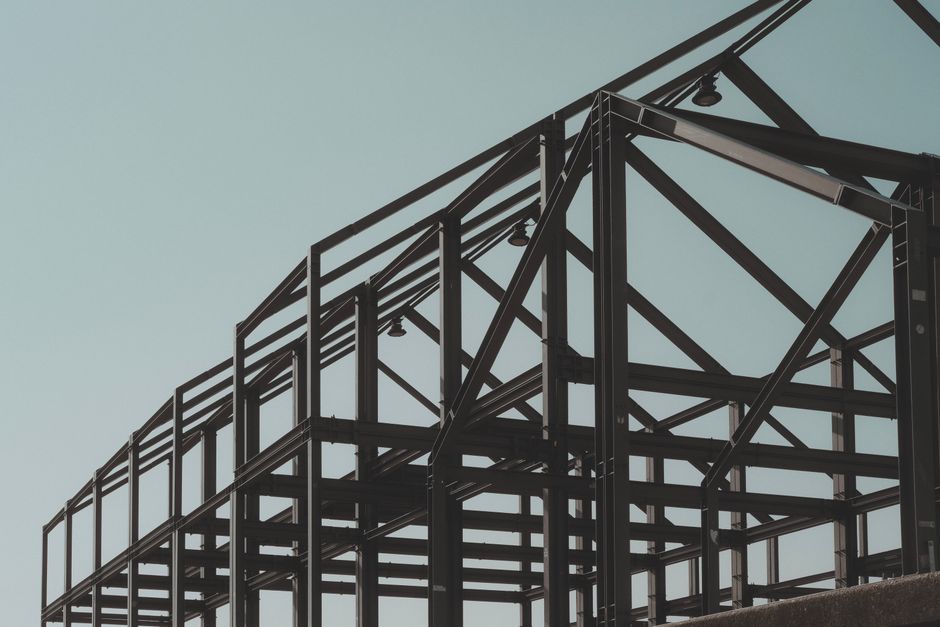 steel construction site steel construction site