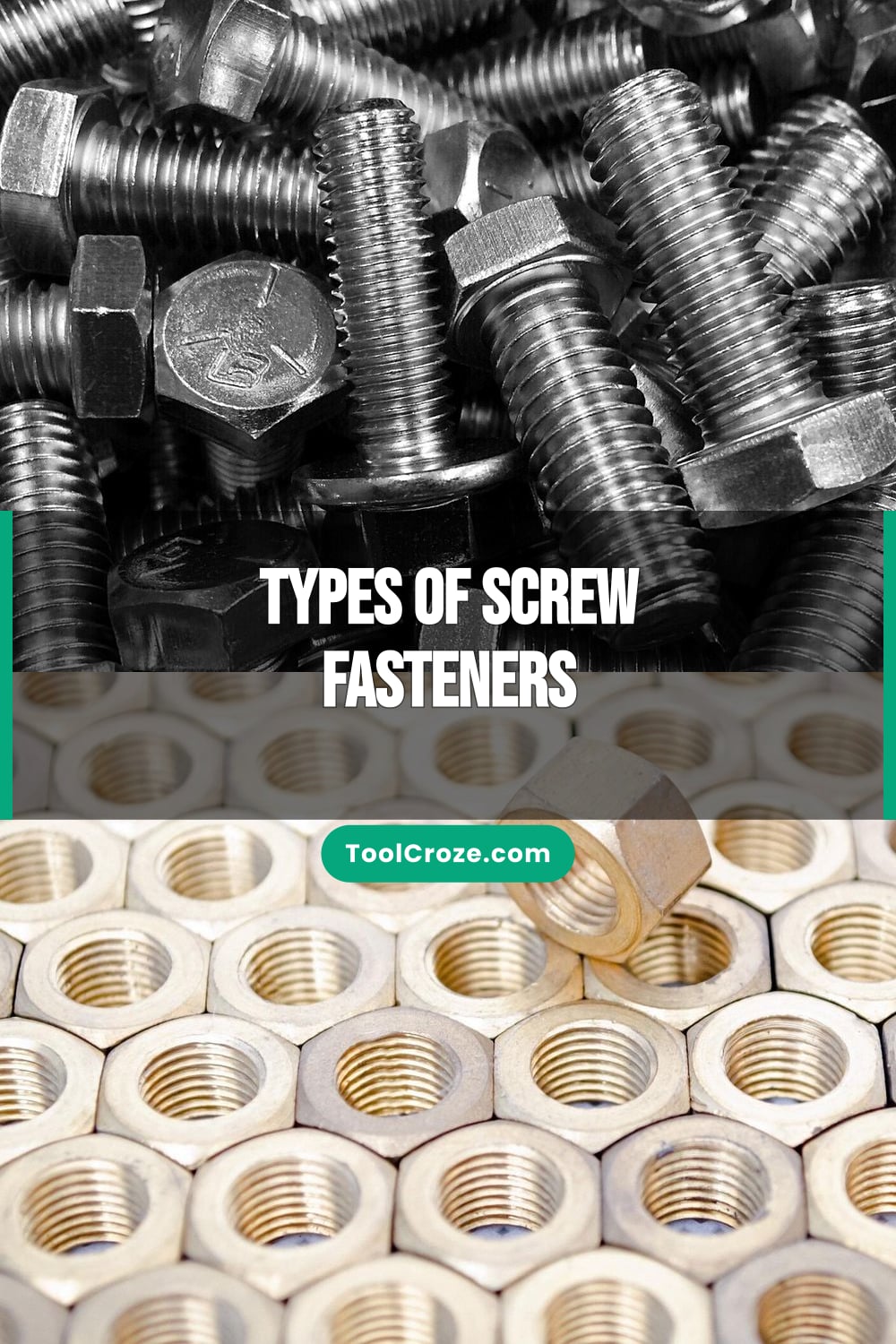 Types of Screw Fasteners