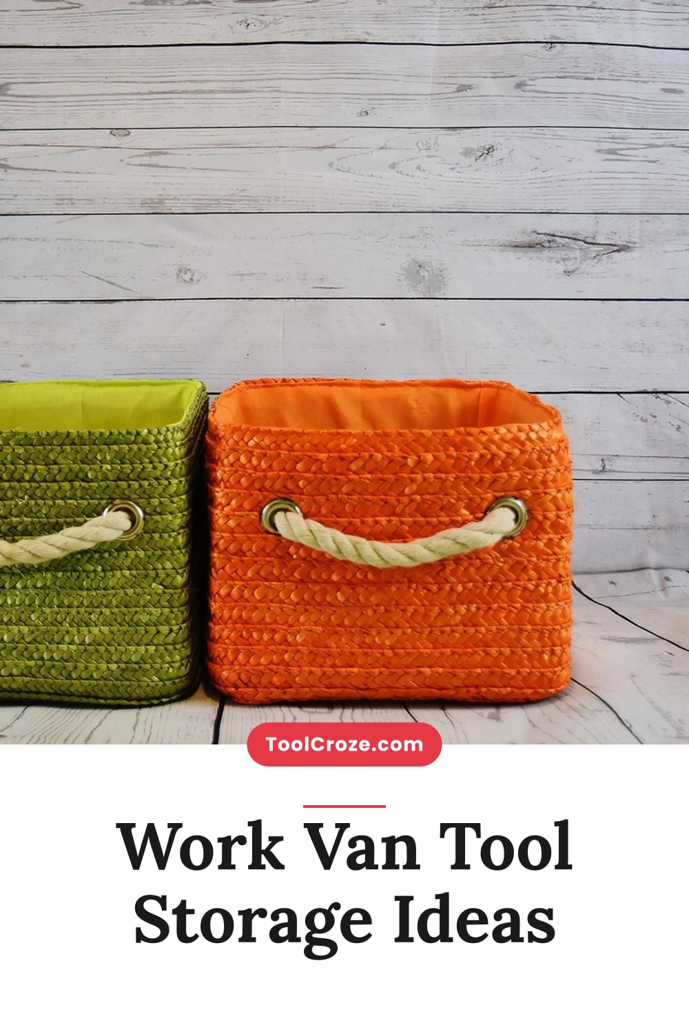 Work Van Tool Storage Ideas
