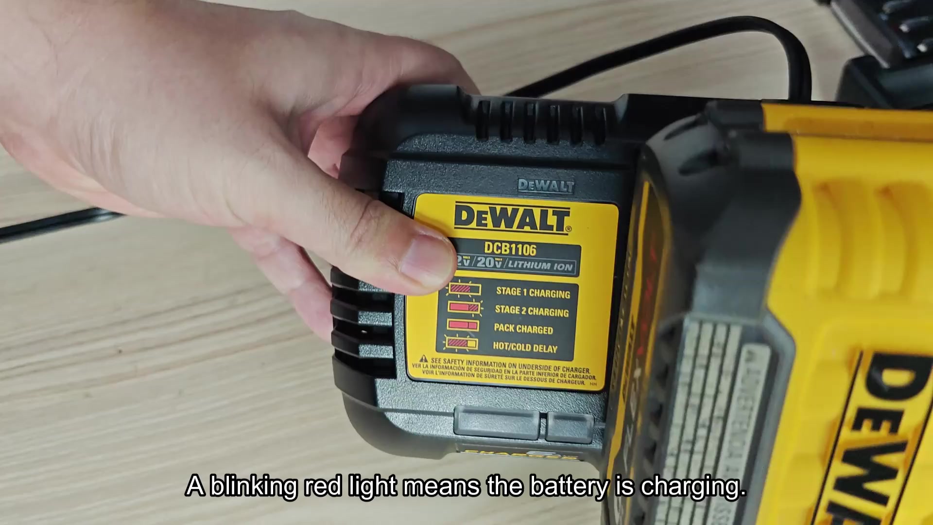 6.0Ah battery charges in ninety minutes 6.0Ah battery charges in ninety minutes