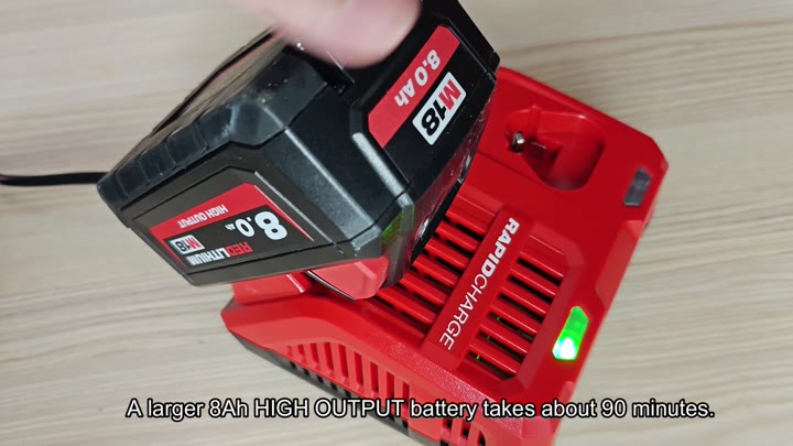 8Ah High Output battery charging