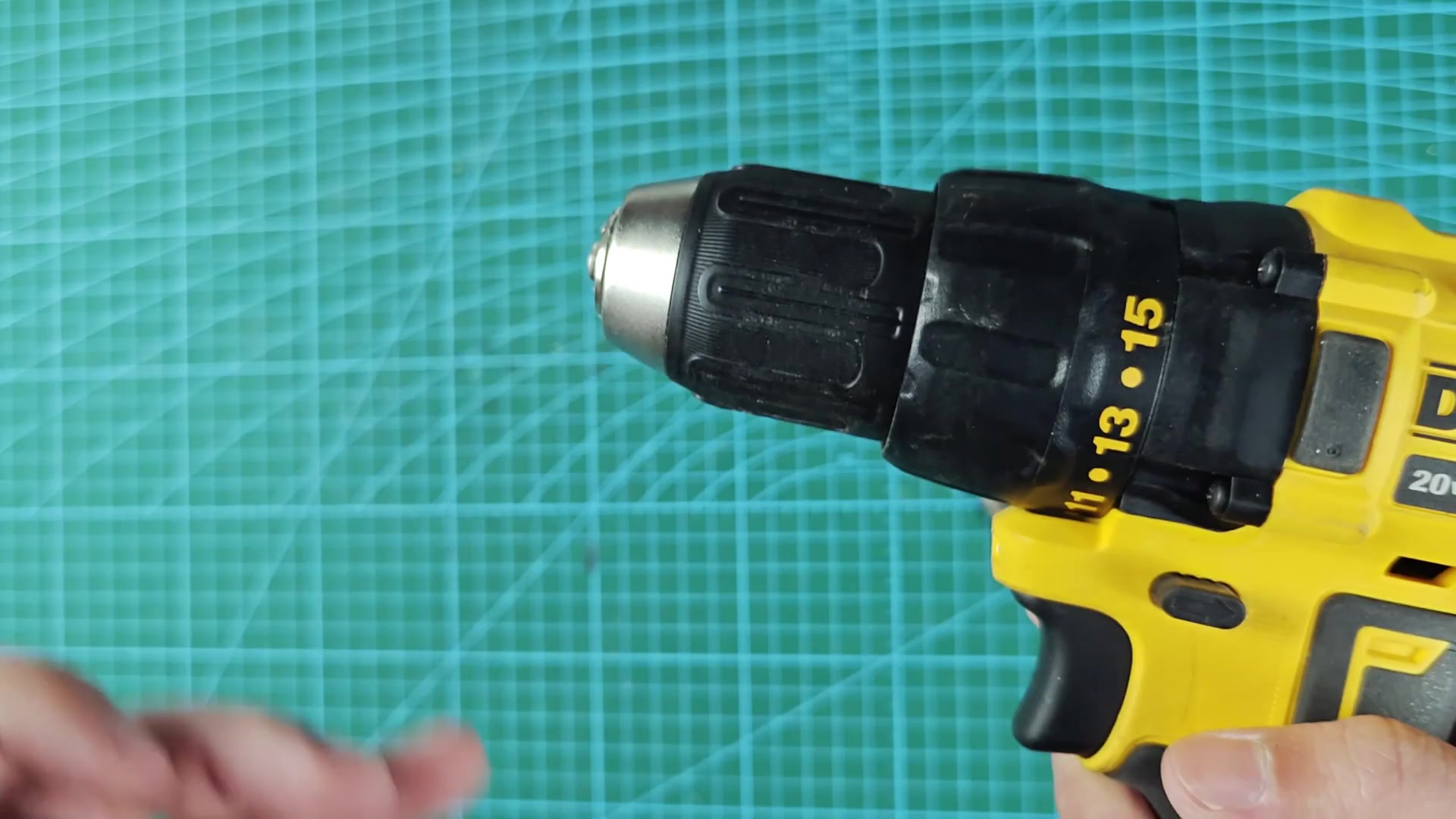 Changing to masonry drill bit Changing to masonry drill bit