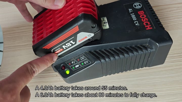 How to Charge Bosch 18v Battery & How Long it Takes: Light Signals