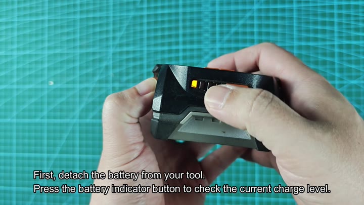 Check battery charge level first