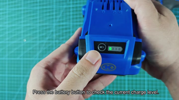 Check Kobalt battery charge level