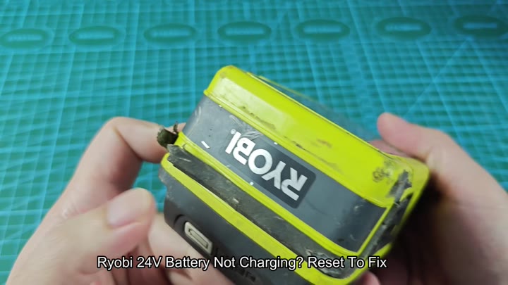 Damaged Ryobi 24V battery casing