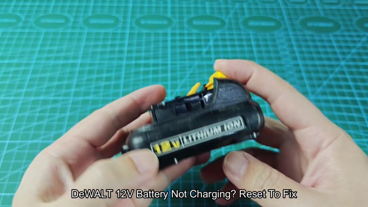 DeWALT 12V battery not charging reset fix