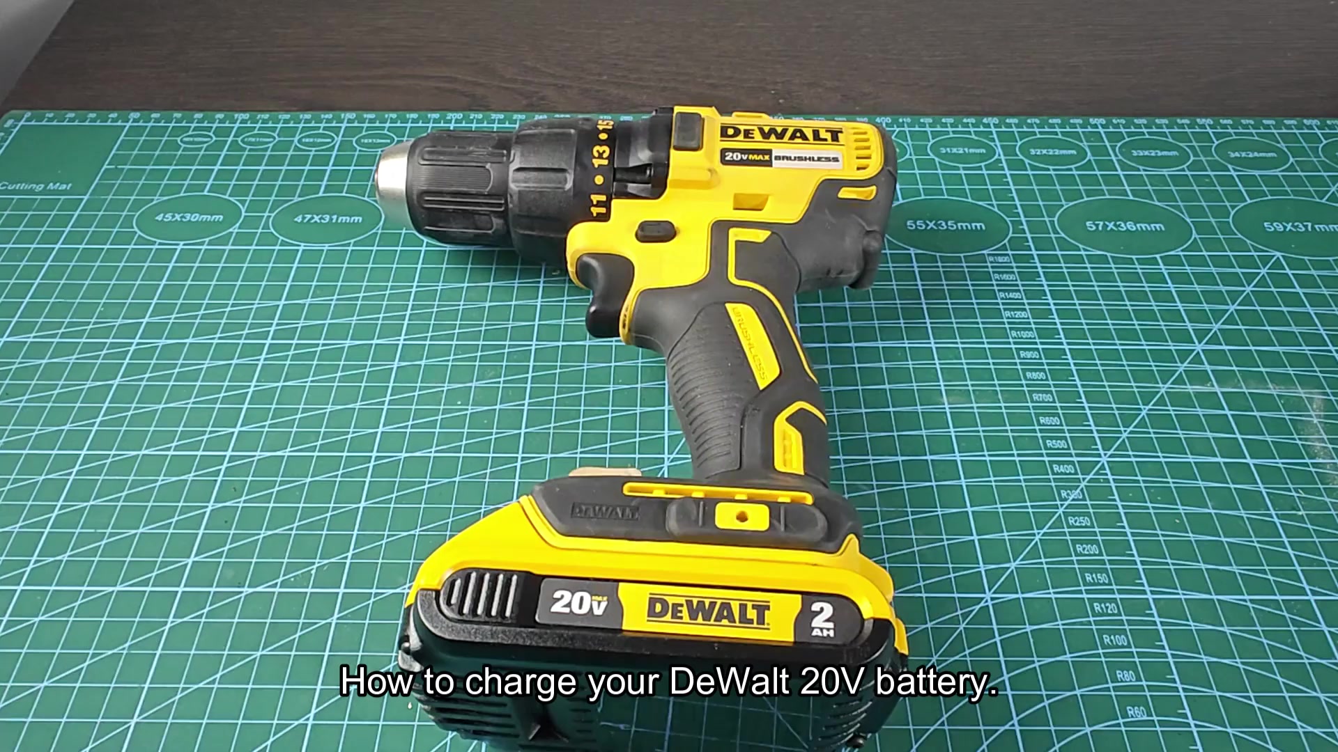 DeWalt 20V drill with attached battery DeWalt 20V drill with attached battery