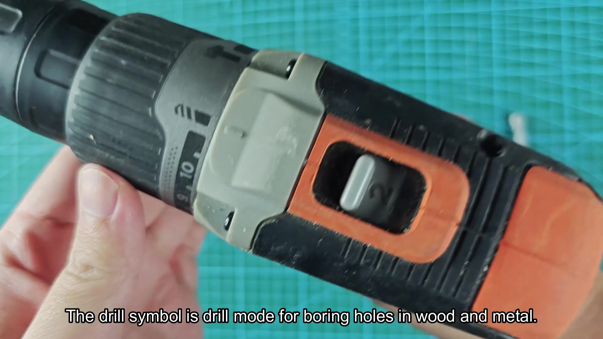 Drill mode for boring holes