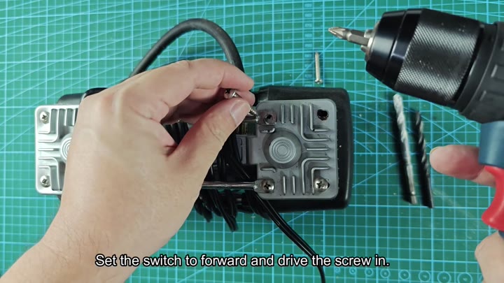 Driving screw into electronic device