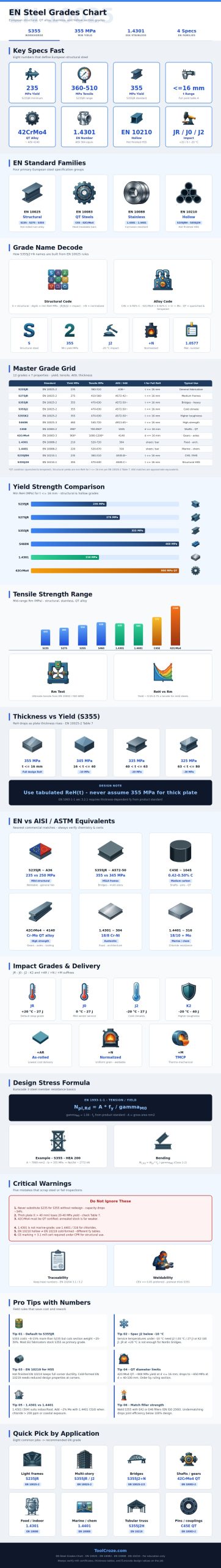 En Steel Grades Chart