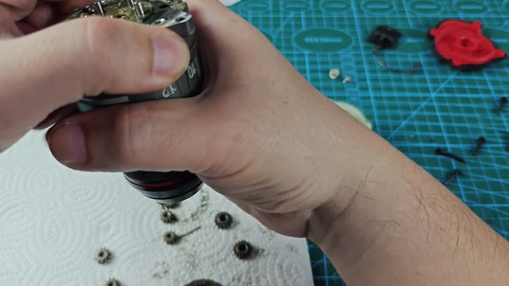 Gear component with numbered markings