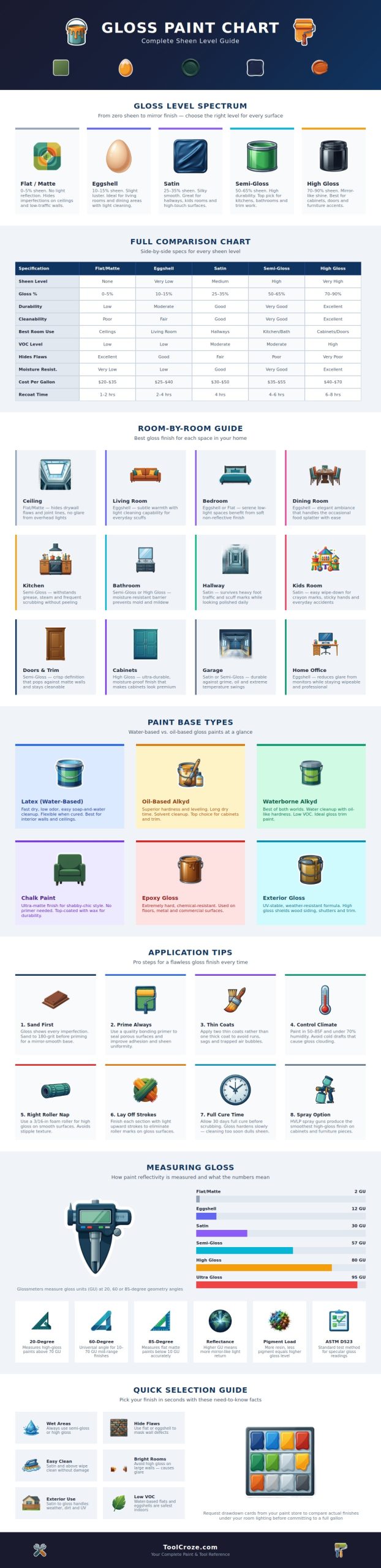 Gloss Paint Chart