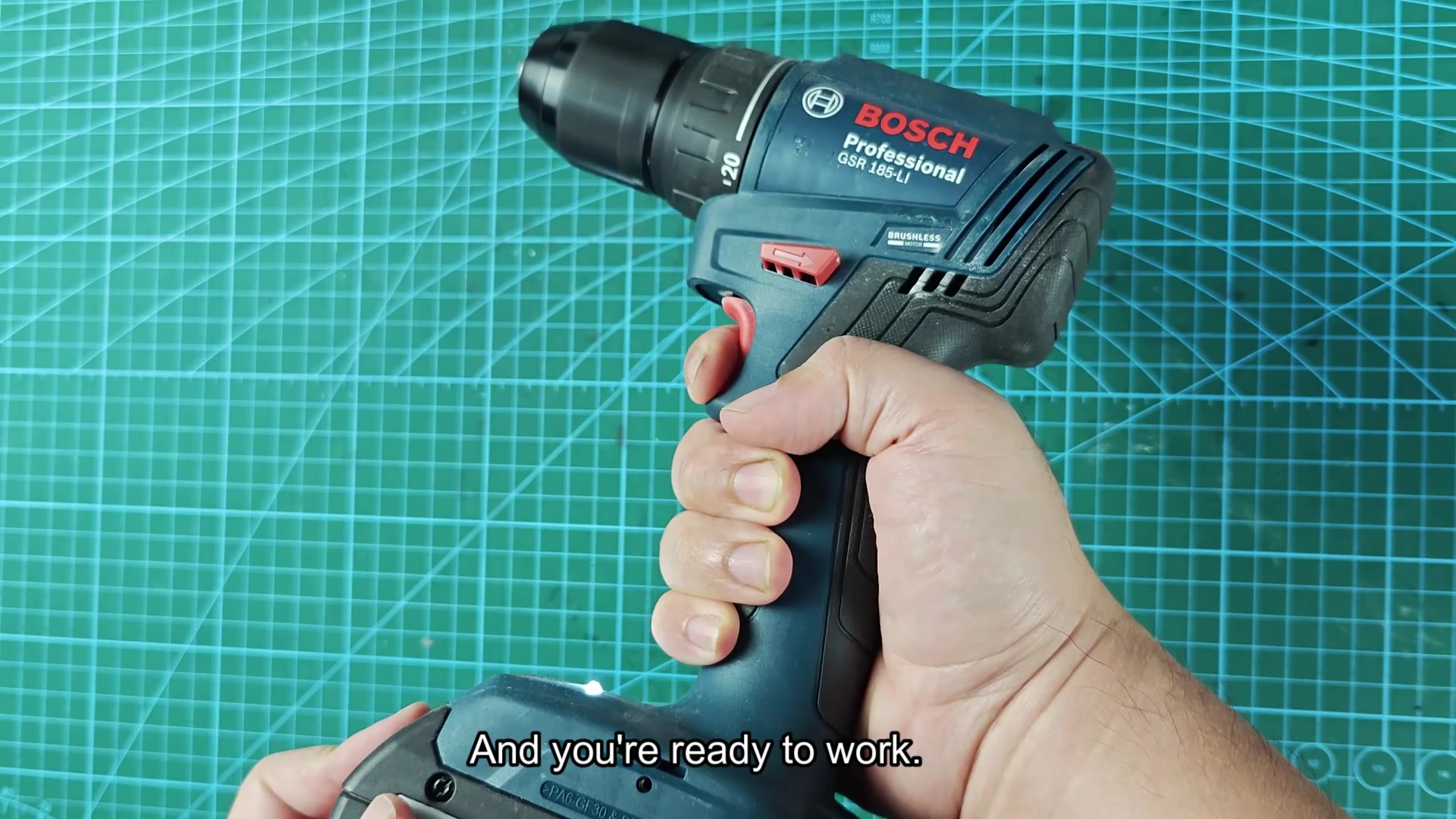 GSR 18V-21 drill ready for use GSR 18V-21 drill ready for use