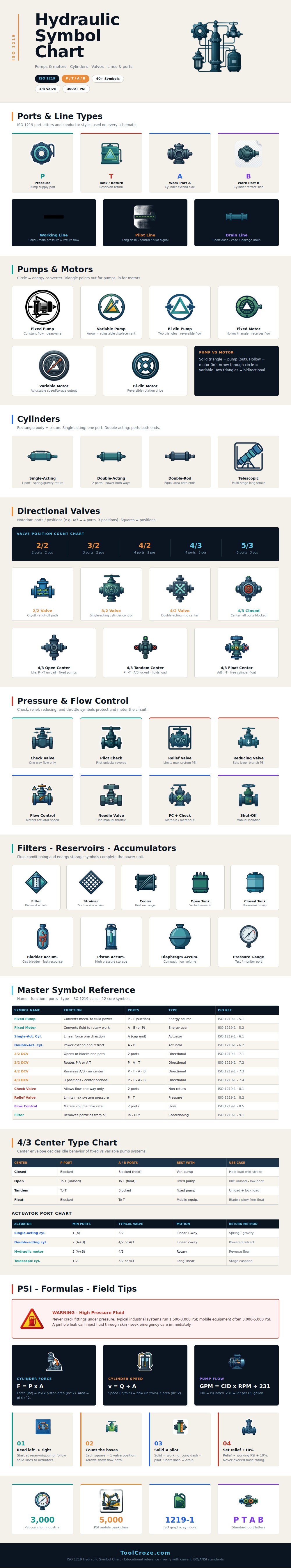 Hydraulic Symbol Chart