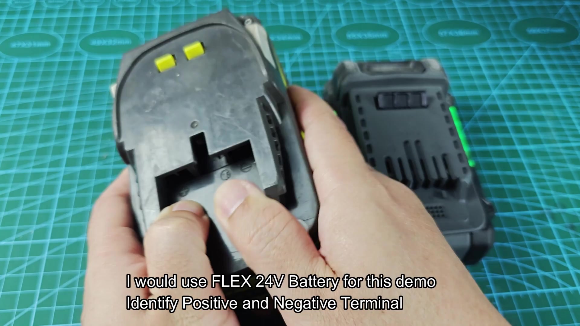 Identifying positive and negative terminals
